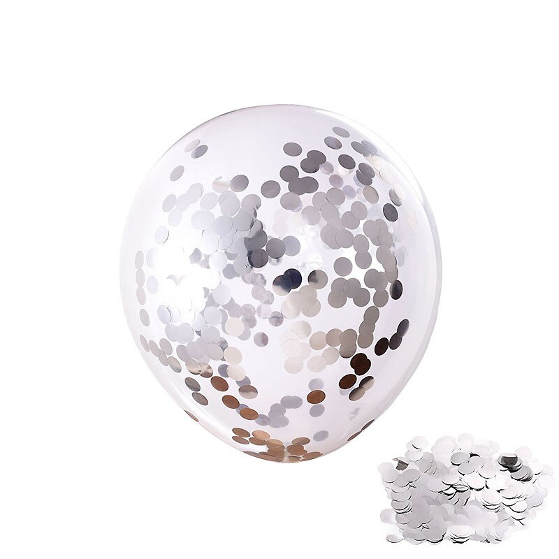 

Золотые гелиевые шары с конфетти Globos