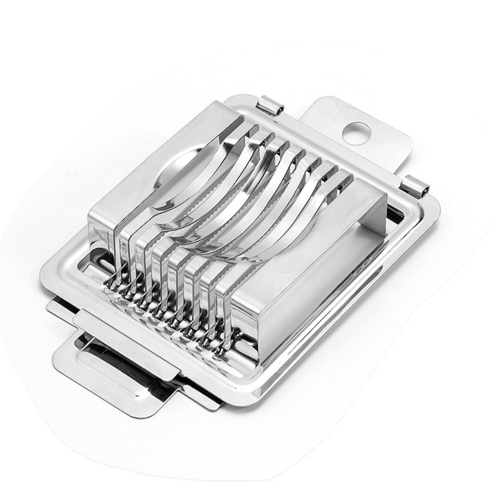 

Яйцерезка из нержавеющей стали серебристого цвета