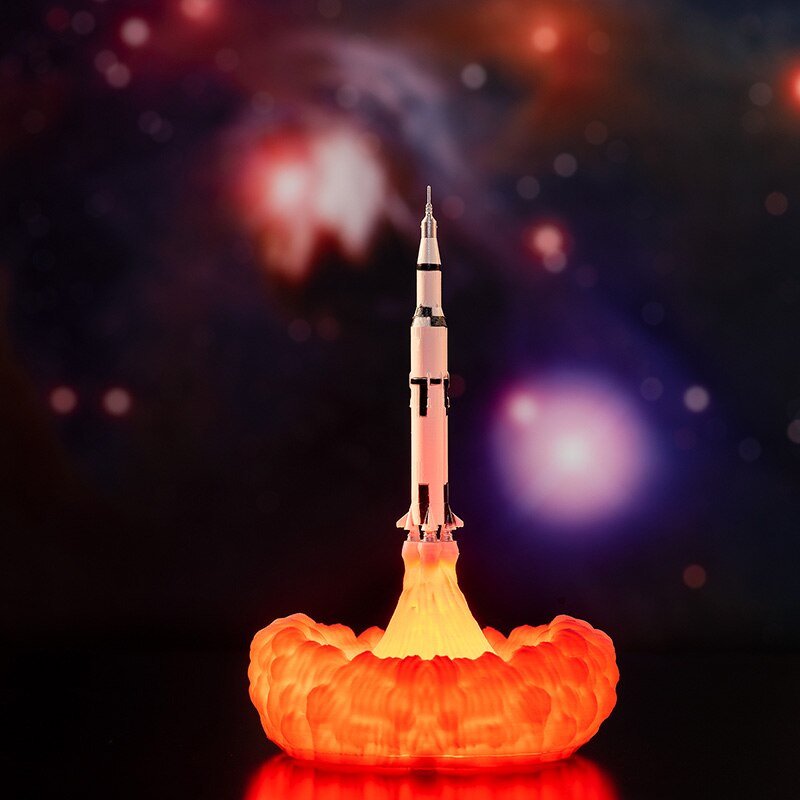 

Ночник MOONBIFFY Saturn V с 3D принтом