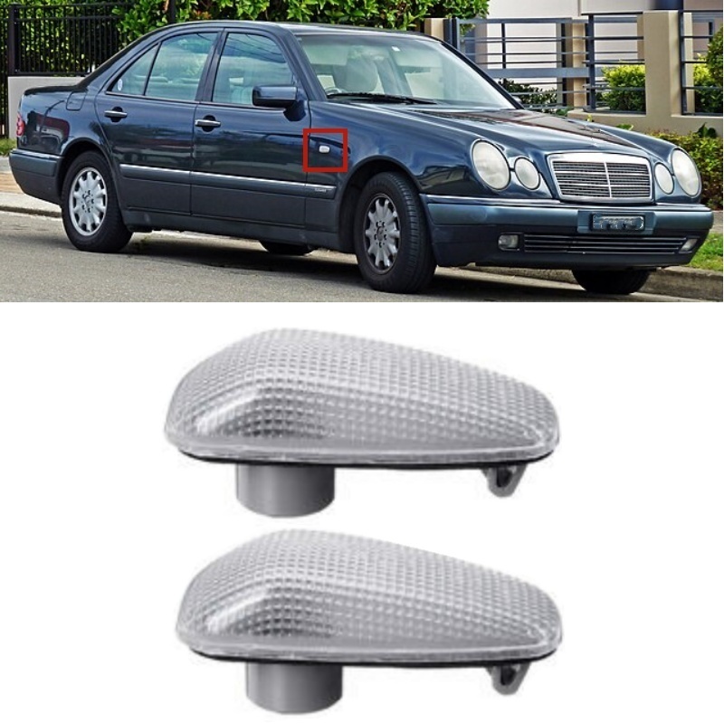 

2X для MERCEDES W210 W202 W901 W140 W163 W638 боковое зеркало заднего вида указатели поворота левый правый индикаторная лампа светодиодный 2108200921