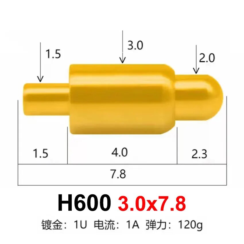 

Контактный разъем Pogo cltgxdd High Current Spring Loaded