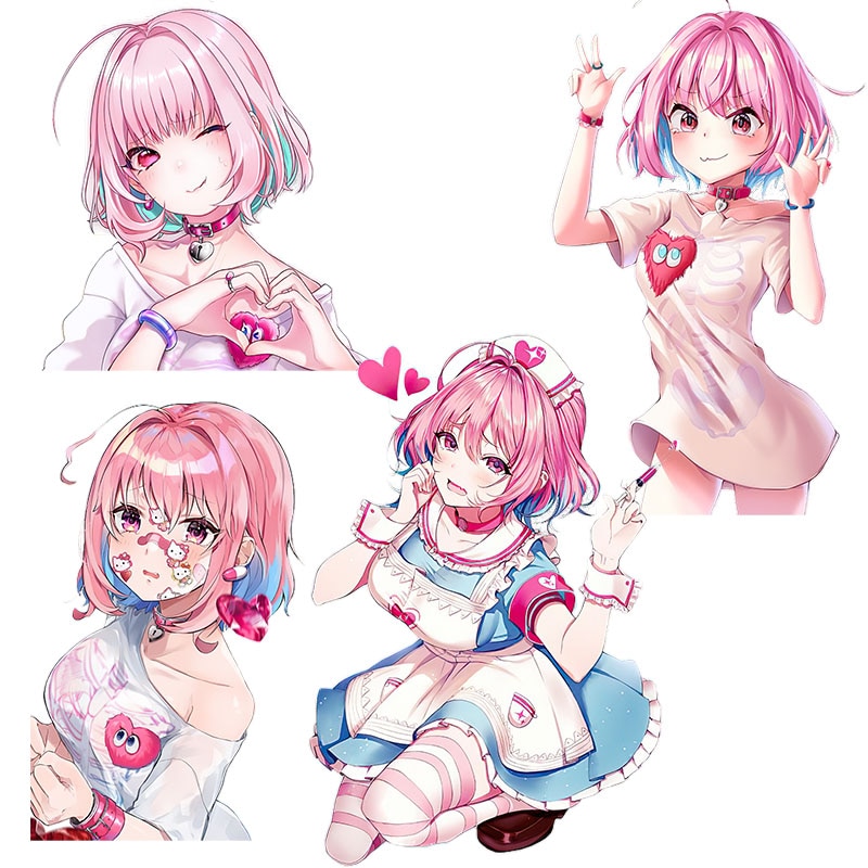 

Настенная наклейка Three Ratels CA111 Yumemi Riamu