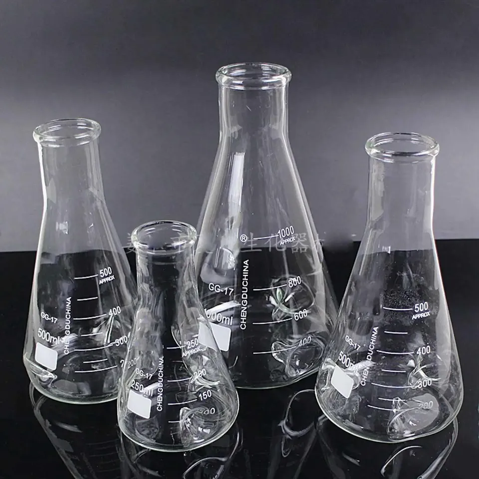 

Конический мерный стакан Erlenmeyer из боросиликатного стекла