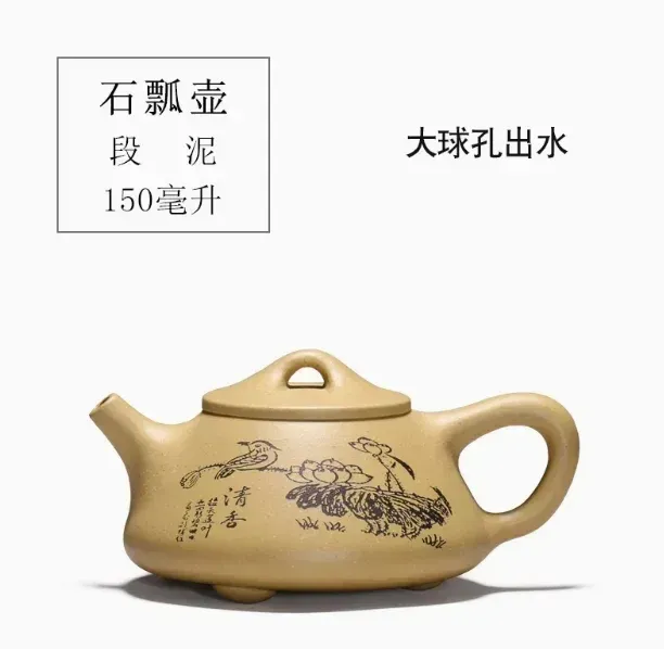 

1 шт. Yixing пурпурный Глиняный Чайник, необработанные глиняные частицы, чайник zisha для заваривания чая