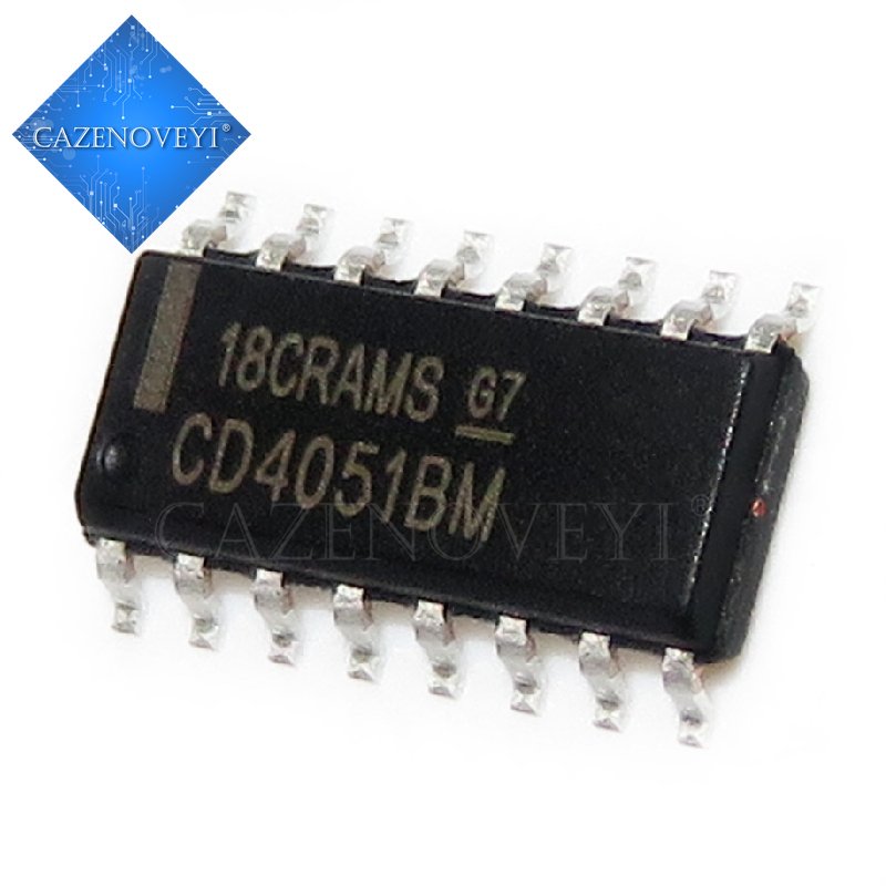 

Переключатели CD4051BM (10 шт)