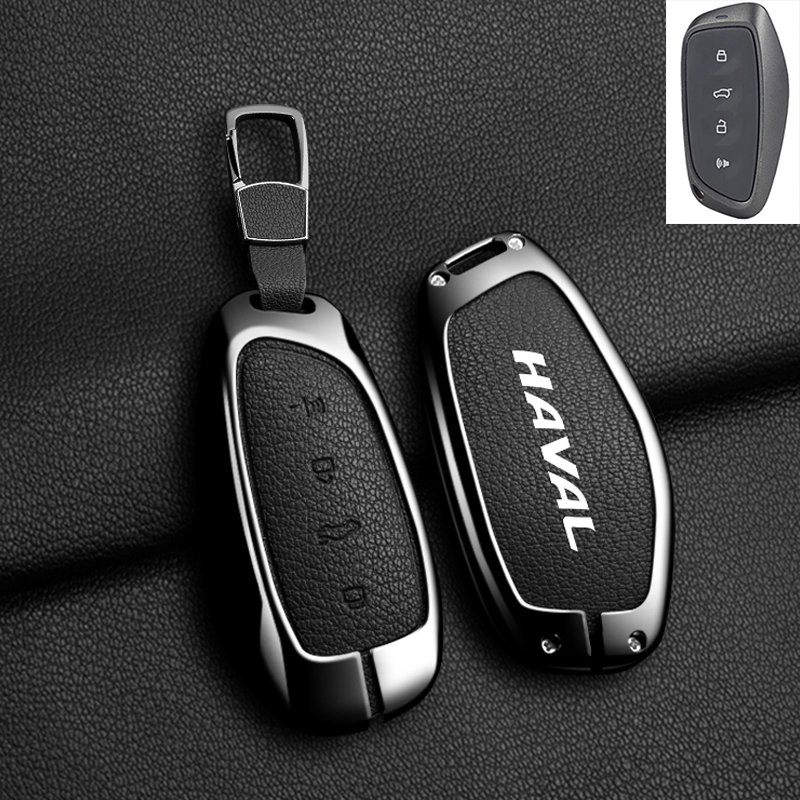 

Чехол для автомобильного ключа из сплава для HAVAL Hover XY H6 Dargo M6 H9 H6S F7 F7X Jolion X DOG H2 H3 H5 H7 H8 M4 F7H H2S Remote Shell