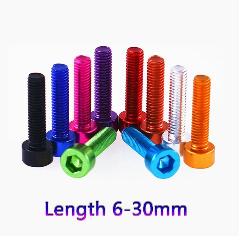 

GooBetter Алюминиевые шестигранные болты M3 M4 6-30 мм