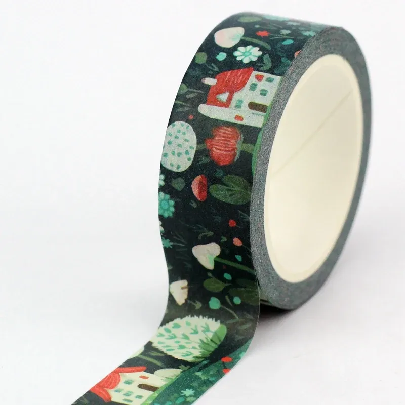 

GREATHOPE WASHI TAPE Красные дома и деревья