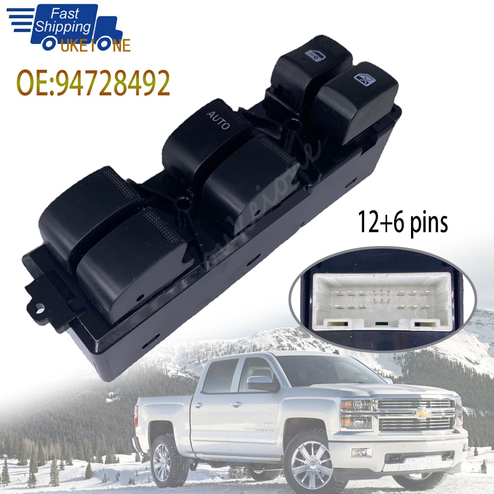

94728492 для Chevrolet GMC S10 передний левый Электрический главный выключатель стеклоподъемника кнопка управления регулятором автомобильные аксессуары