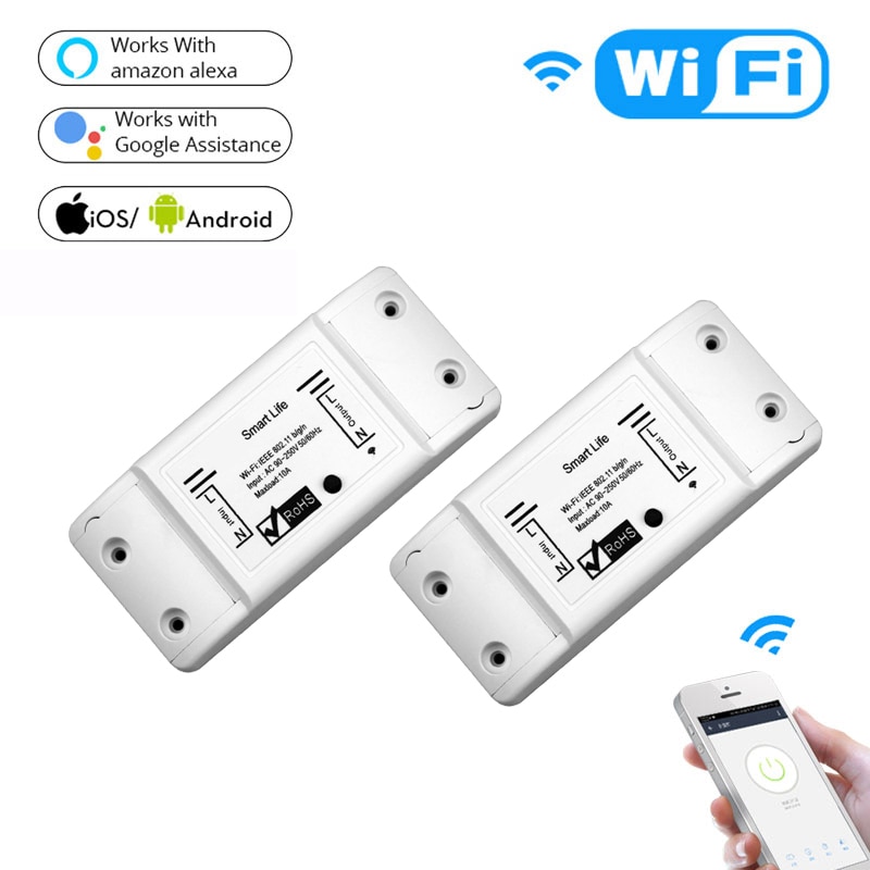 

Умный выключатель света MOES Wi-Fi