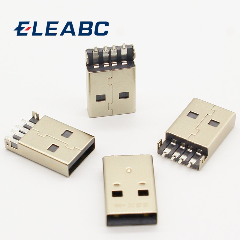 

USB разъемы ELEABC G49 черные 10 шт