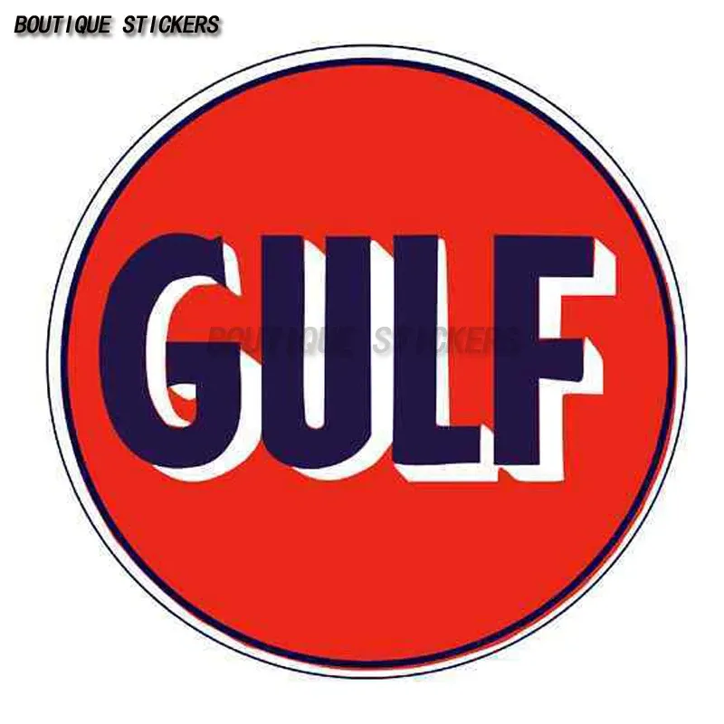 

Старый стиль 1960-х и 1980-х годов GULF наклейки на бензиновая станция вода крыша ПВХ