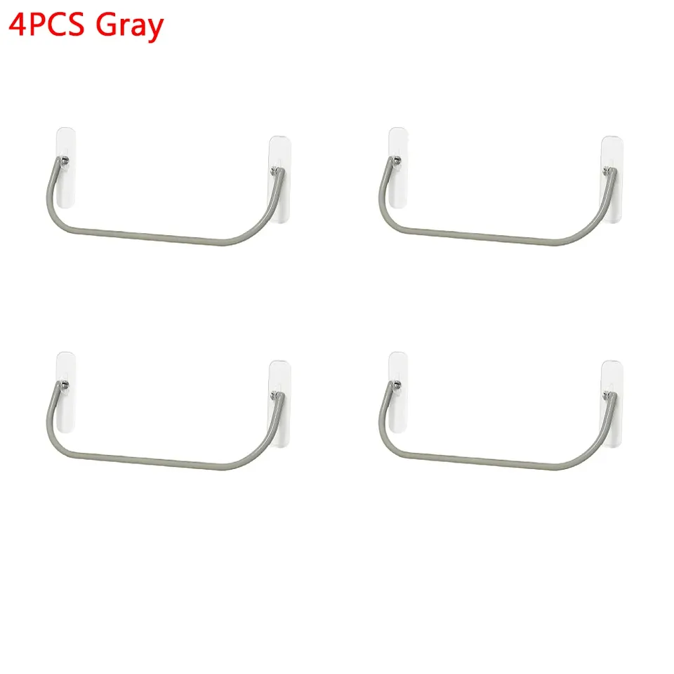 

Настенная Полка Для Обуви Из 4 Предметов, Простой Дизайн, Органайзер Для Хранения Тапочек, Держатель Для Тапочек В Ванной, Кр...