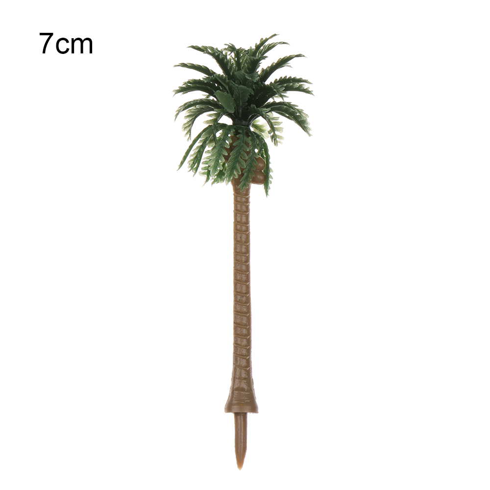 

Миниатюрные искусственные кокосовые пальмы из пластика, 5 шт.