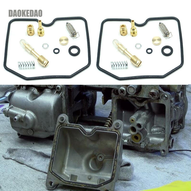 

Комплект Для Ремонта Карбюратора Kawasaki LTD 454 500 EN450 EN500, пробковые уплотнения для Keihin CVK Carb, запасные части, 2 набора