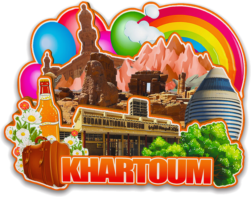 

Decorative Magnets for Omdurman Port Khartoum Sudan City Landmark Travel Souvenirs Fridge Stiker Gifts