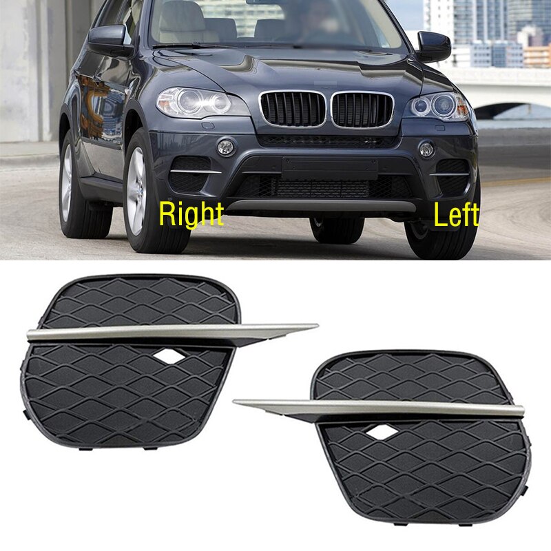 

Для BMW X5 E70 2011 2012 2013, передний бампер автомобиля, противотуманная фара, решетка, крышка, накладка на капот, лицевая панель, крышка