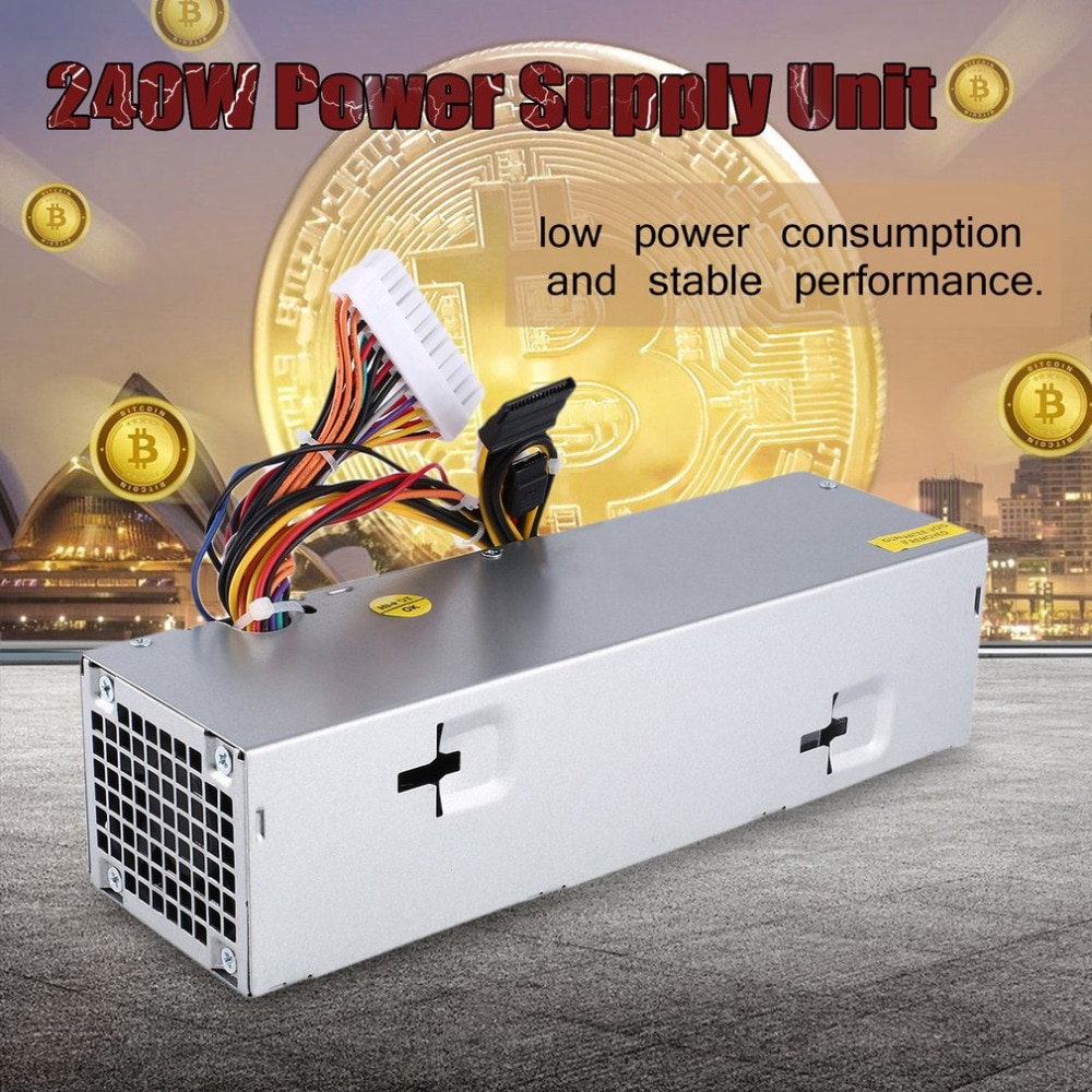 

240W Настольный Питание автомобильный блок питания для ноутбука Dell Optiplex H240ES-00 H240AS-00 AC240ES-00 AC240AS-00 L240AS с охлаждающим вентилятором