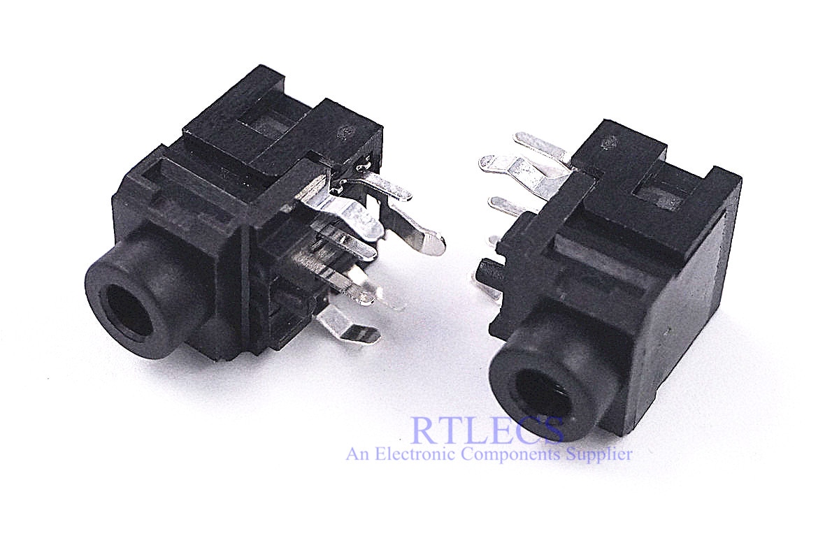 

RTLECS PJ-3035 Black аудиорозетка 3,5 мм 7 контактов