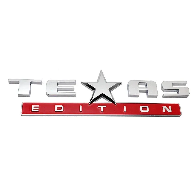 

3D ABS Эмблема «TEXAS EDITION» значок задний багажник брызговик Эмблема для Jeep Chevy Silverado GMC Sierra автомобильные наклейки аксессуары