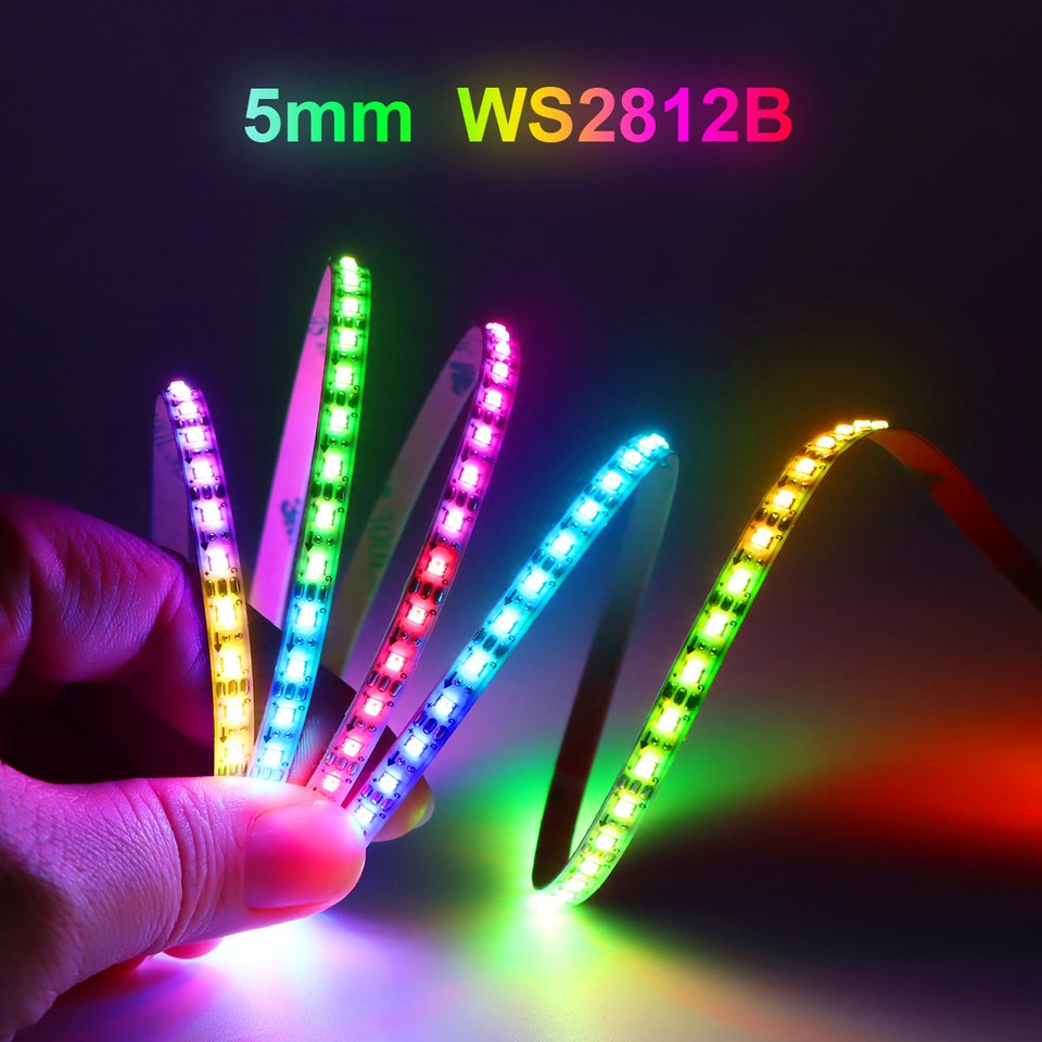 

Светодиодная лента CHNAITEKE RGBIC WS2812B 60/160 LEDs/m 5В