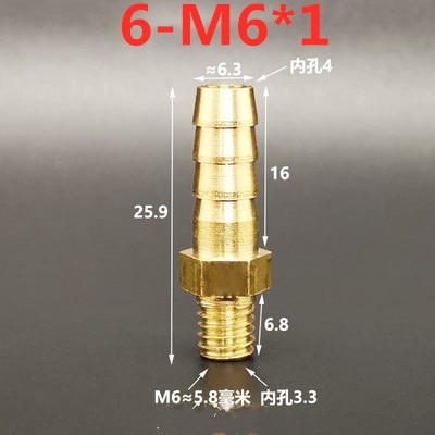 

Фитинги для труб Mini Pagoda латунь M5 M6 M8