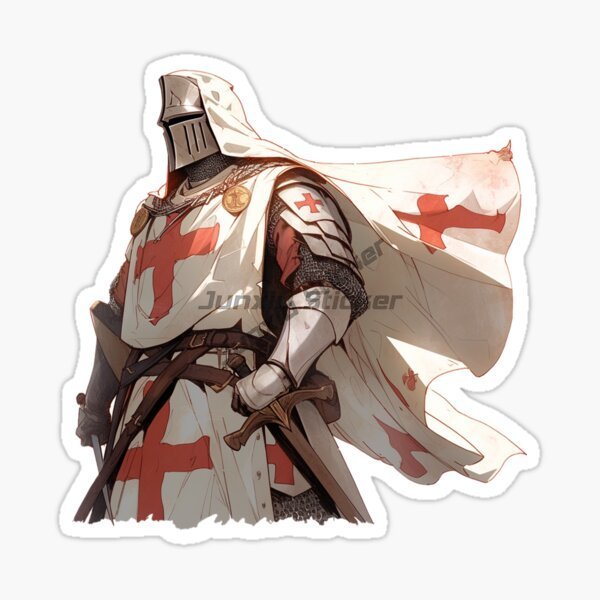 

Рыцарь Templar Crusader красный крест щит Святой рыцарь ПВХ наклейка для украшения ноутбука стены комнаты грузовика окна мотоцикла шлема