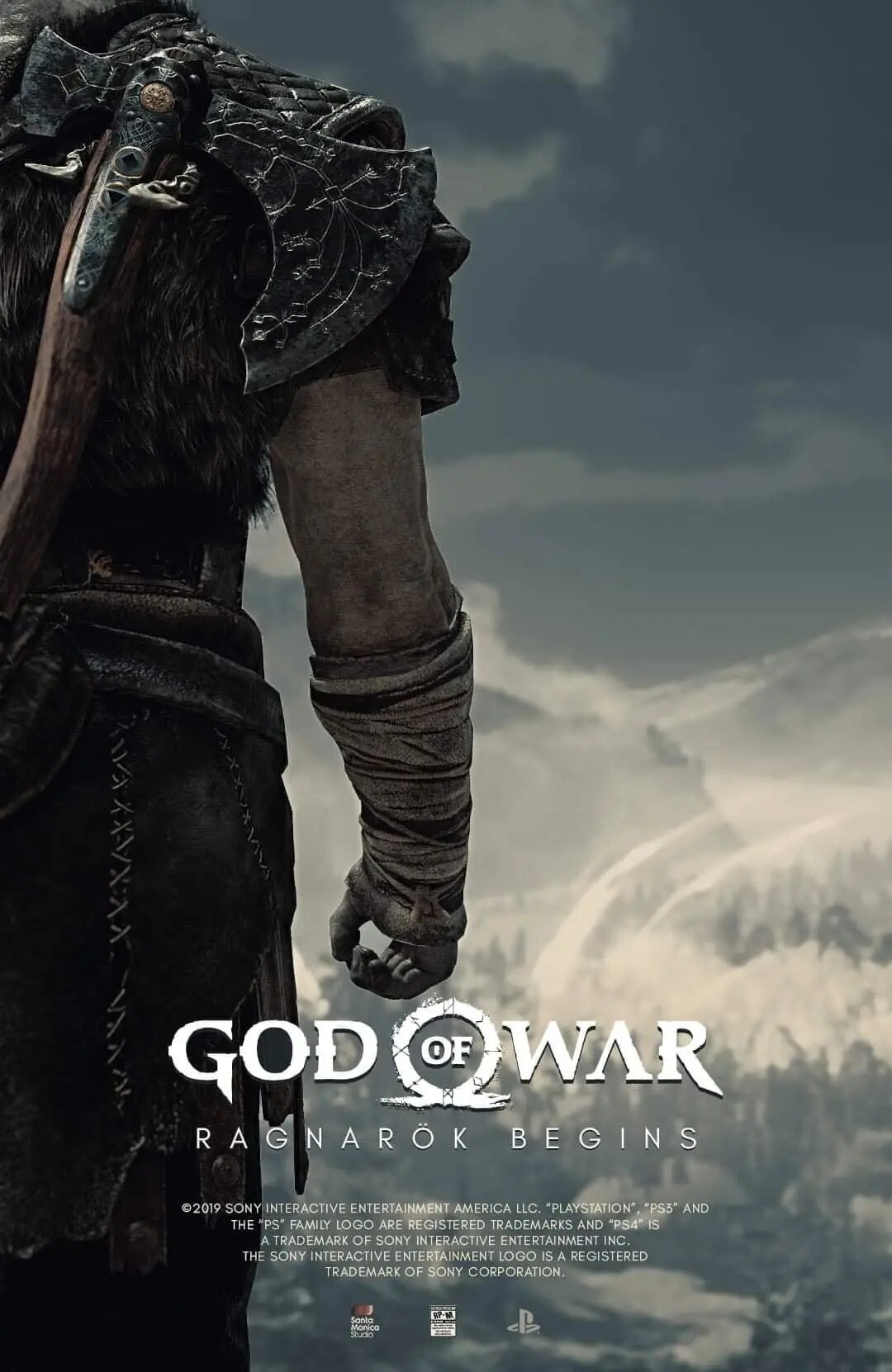 

Игровой постер «God of War Ragnarok» печать на холсте