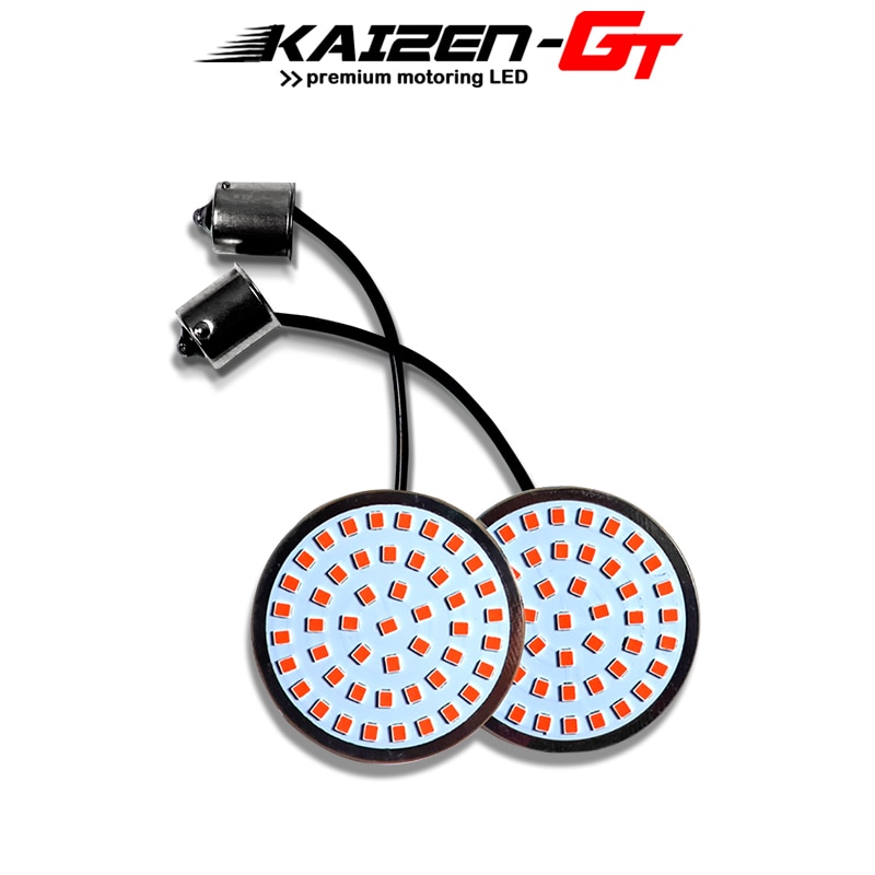 

Красный 1156 48-SMD светодиодный задний сигнал поворота светильник лампы для Harley Davidson Road King, Ultra Glide, Road Glide и т. д. мотоциклы