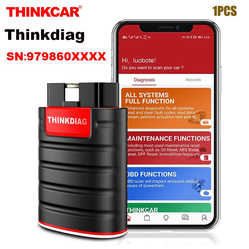 

Диагностические инструменты Thinkdiag OBD2, 1 год, PK X431 iDiag Easydiag 3,0