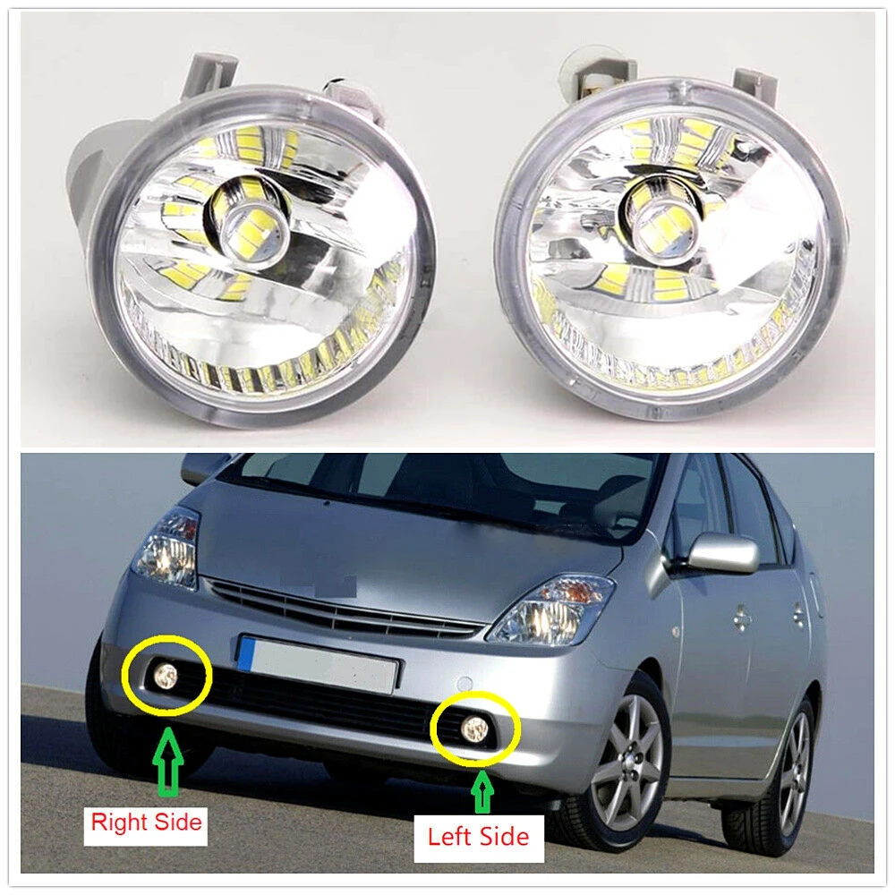 

Для Toyota Prius 2004-2009 2 шт. левый и правый светодиодный автомобильный передний противотуманный фонарь в сборе точечный фонарь дальнего света 2005 2006 2007 2008