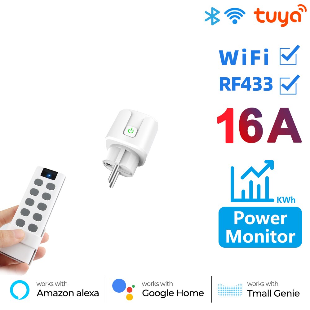 

SMATRUL WiFi RF433 Smart Розетка 16A