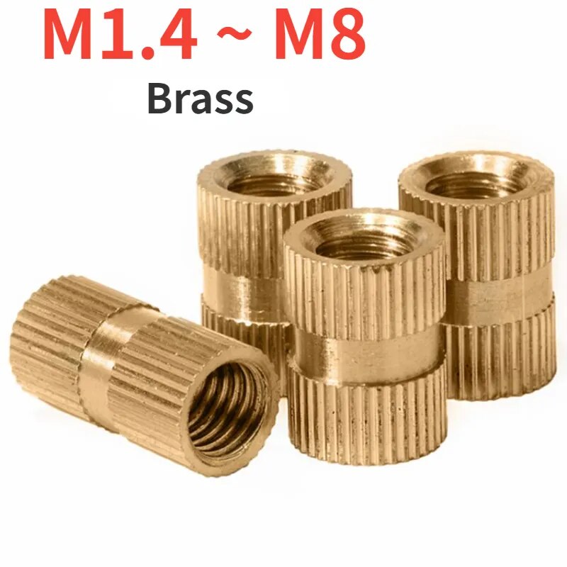 

Литые гайки из латуни с накаткой M1.4-M8