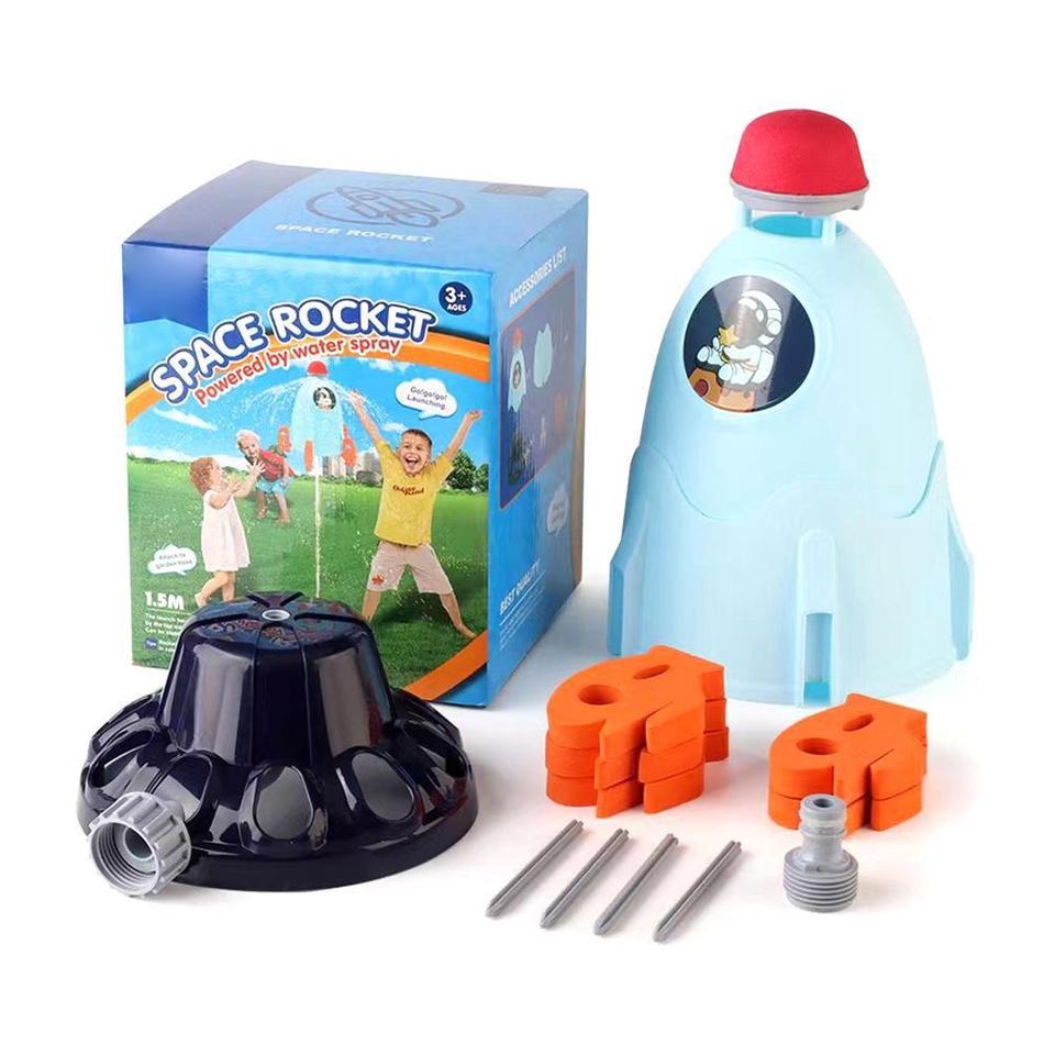 

Игрушечная Ракетная Установка, Разбрызгиватель Воды Для Сада, Газона, Детский Спрей, Летнее Уличное Оборудование Для Игр С Водой