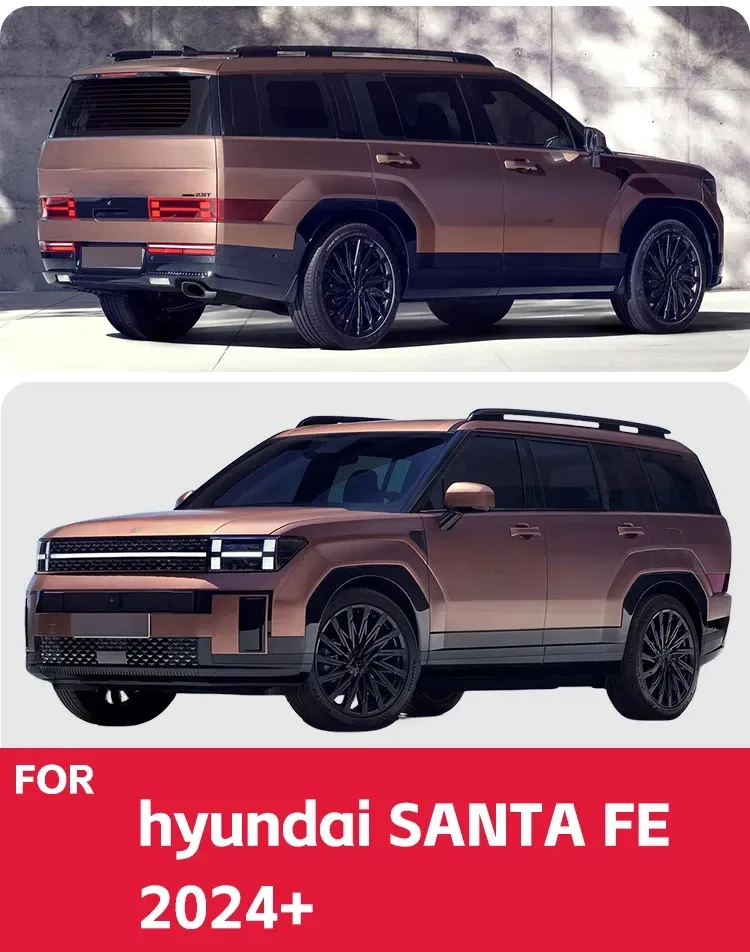 

Брызговики для Hyundai SANTA FE 2024, гибридные брызговики, брызговики, передние и задние колеса, крылья, автомобильные аксессуары, 4 шт.