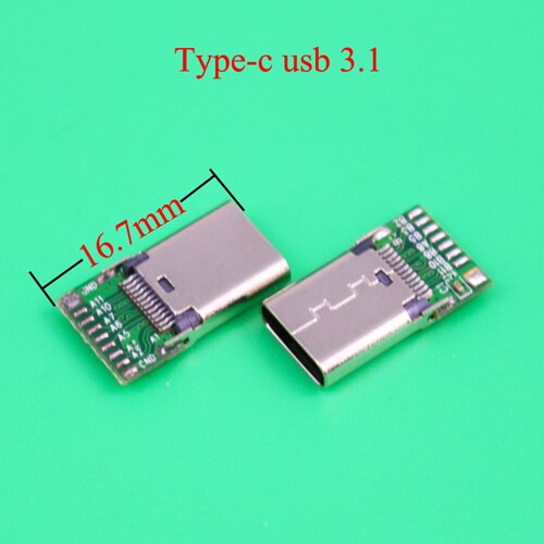 

YuXi USB 3.1 Type C разъем 24 контакта