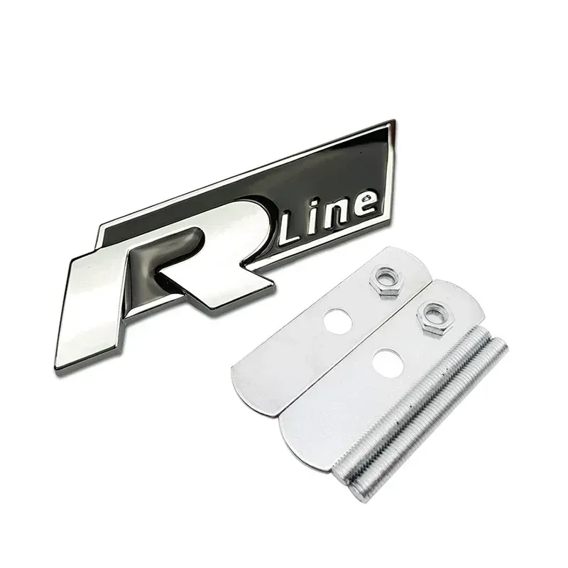

3D Металл для Volkswagen VW Rline R Golf Jetta Polo Passat B5 B6 Touareg Bora Beetle Автомобильная решетка Значок Боковой багажник Эмблема Наклейка