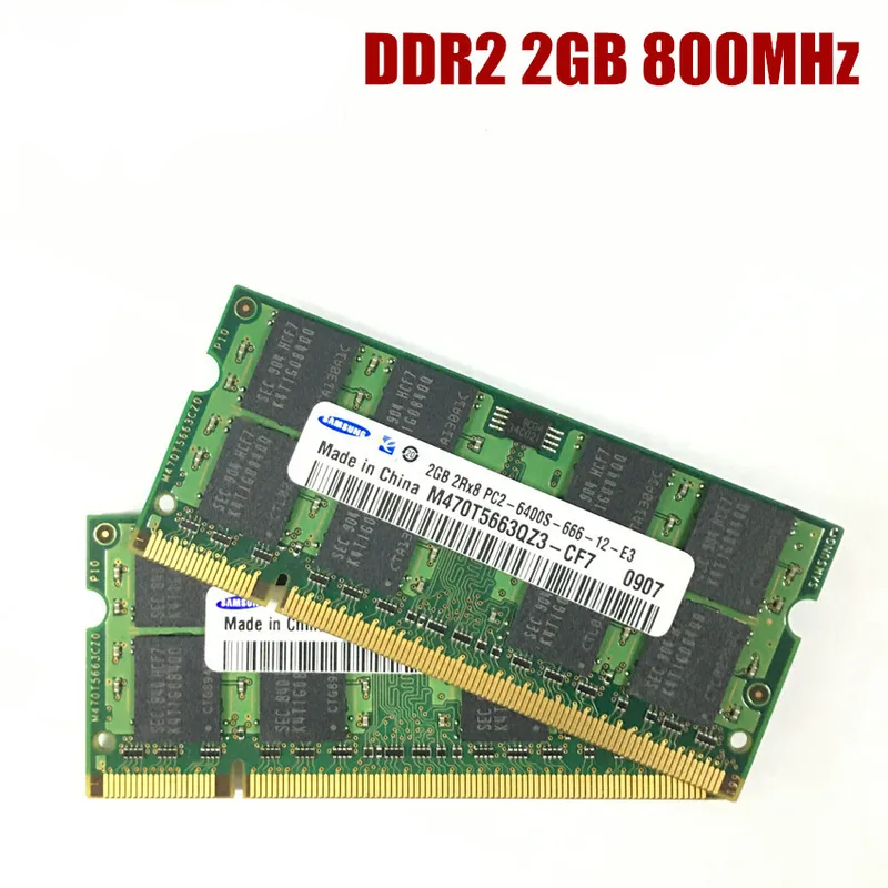 

Память для ноутбука Samsung DDR2 2 Гб PC2 5300S 6400S 2G 800 667 МГц