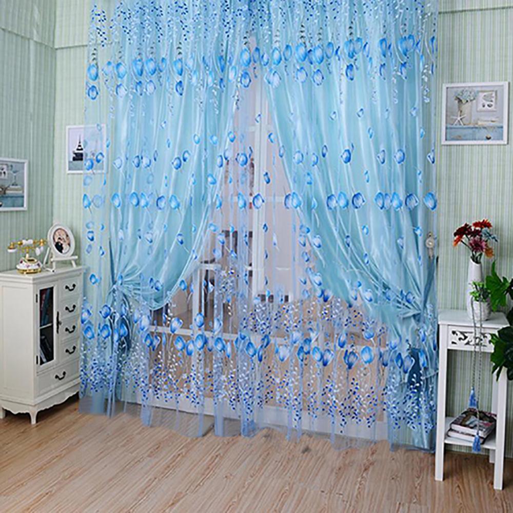 

Прозрачные шторы с пионом, тюль
