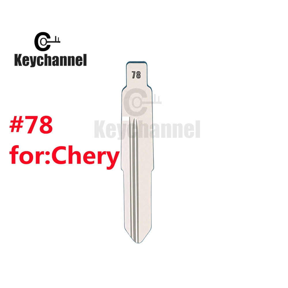 

10 шт./лот, лезвие для автомобильного ключа 78 # KD Key Blade автомобильный пульт дистанционного управления для Chery Fullwin2 для KD KEYDIY VVDI XHORSE JMD слесарный инструмент