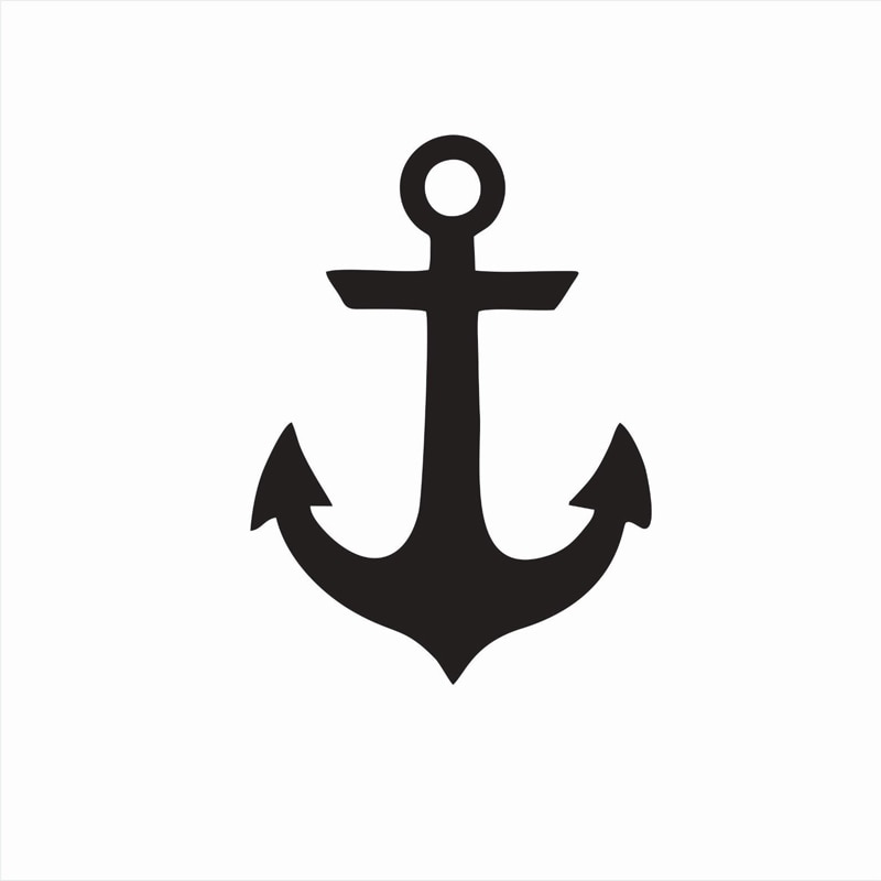 

Наклейка JJRUI Морской якорь ПВХ