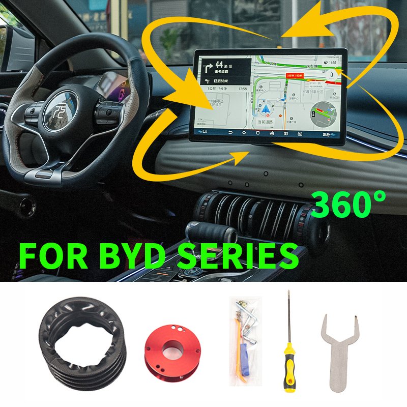 

Аксессуары для BYD Atto3 Song Tang seal dolphin, поворотный кронштейн 2023 для центрального экрана управления автомобильным GPS-Навигатором