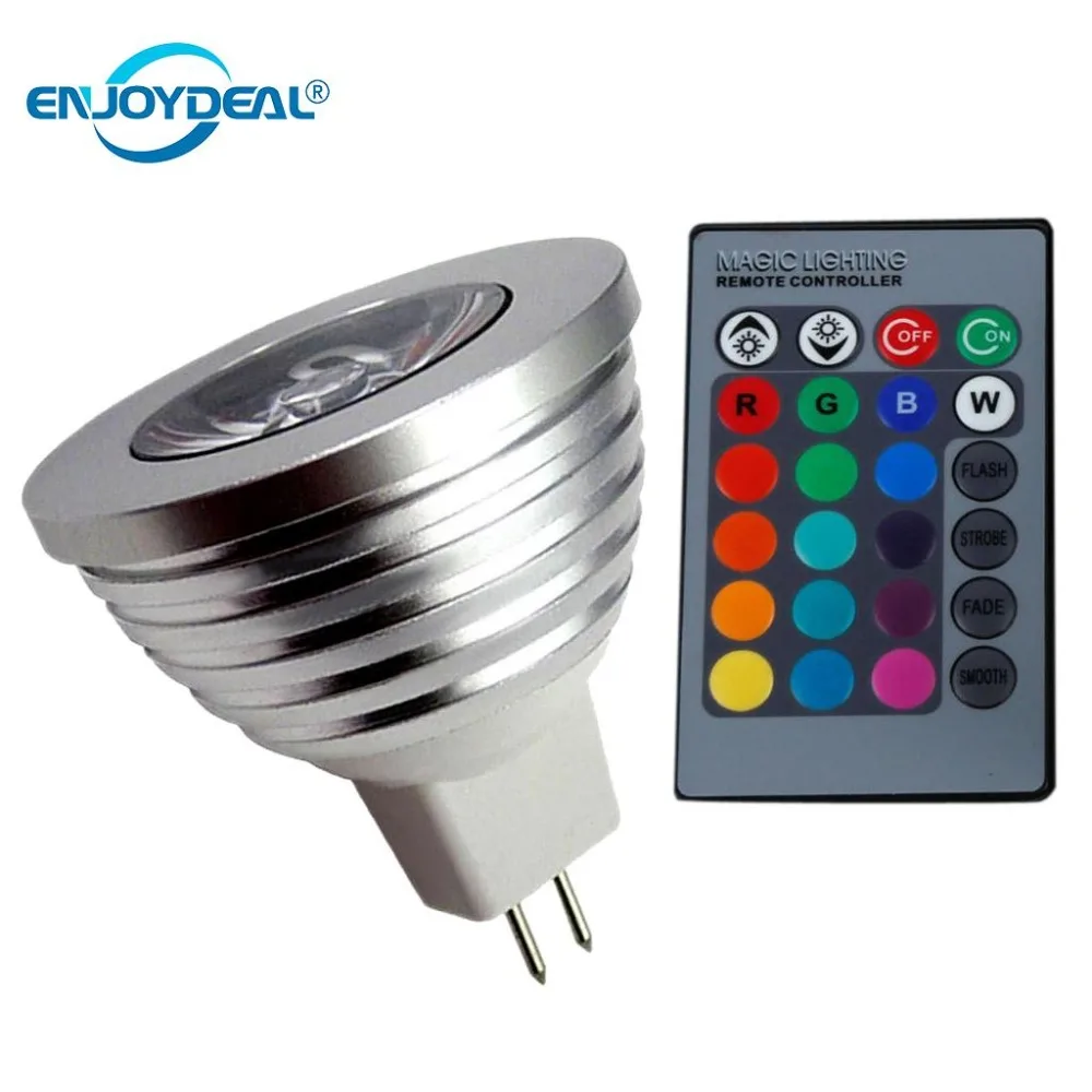 

Enjoydeal RGB Светодиодная лампа MR16 3Вт