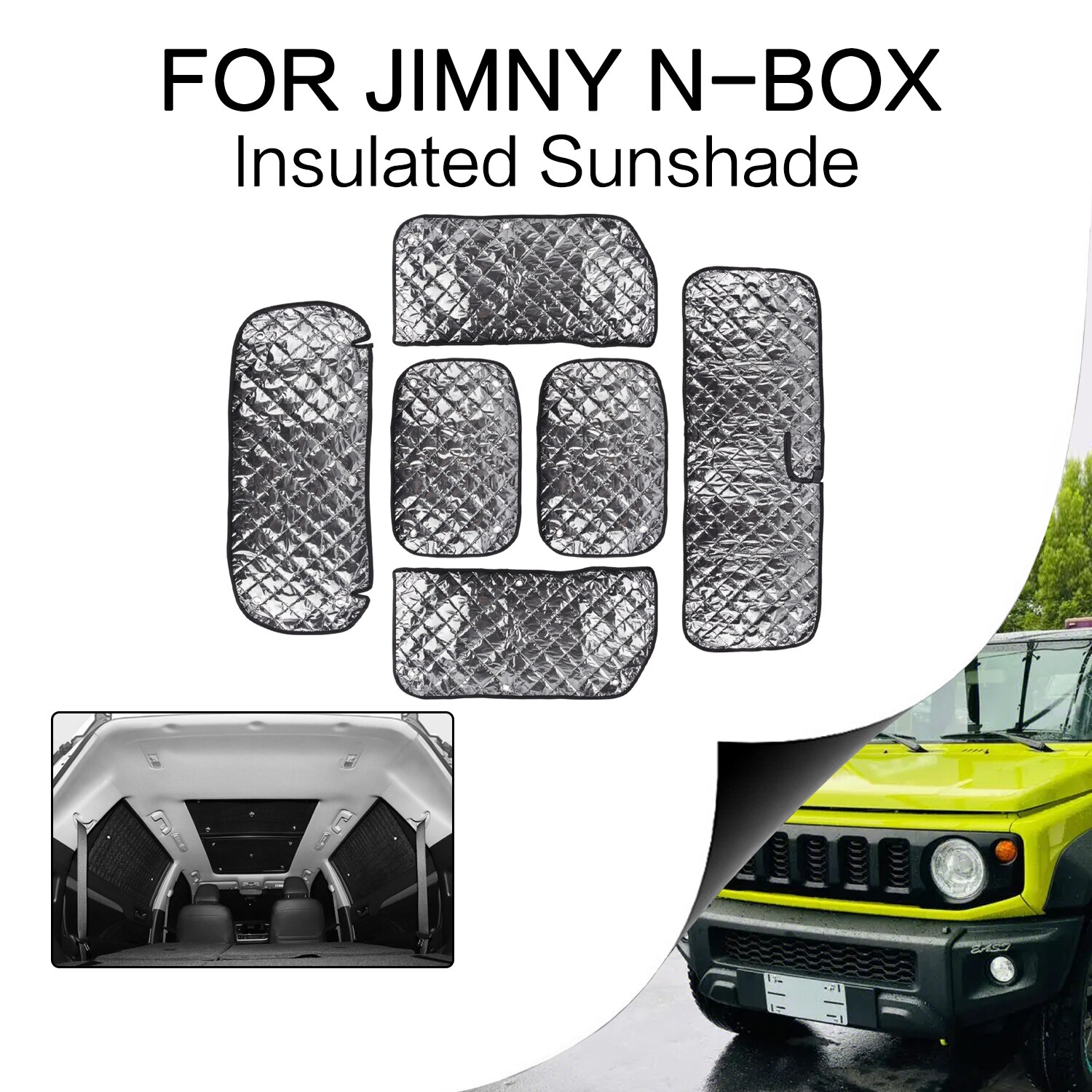 

Для Suzuki Jimny 2019-2023 JB64 JB74 JB64W JB74W автомобильный козырек от солнца на переднее и заднее лобовое стекло, автомобильные аксессуары для интерьера, Стайлинг