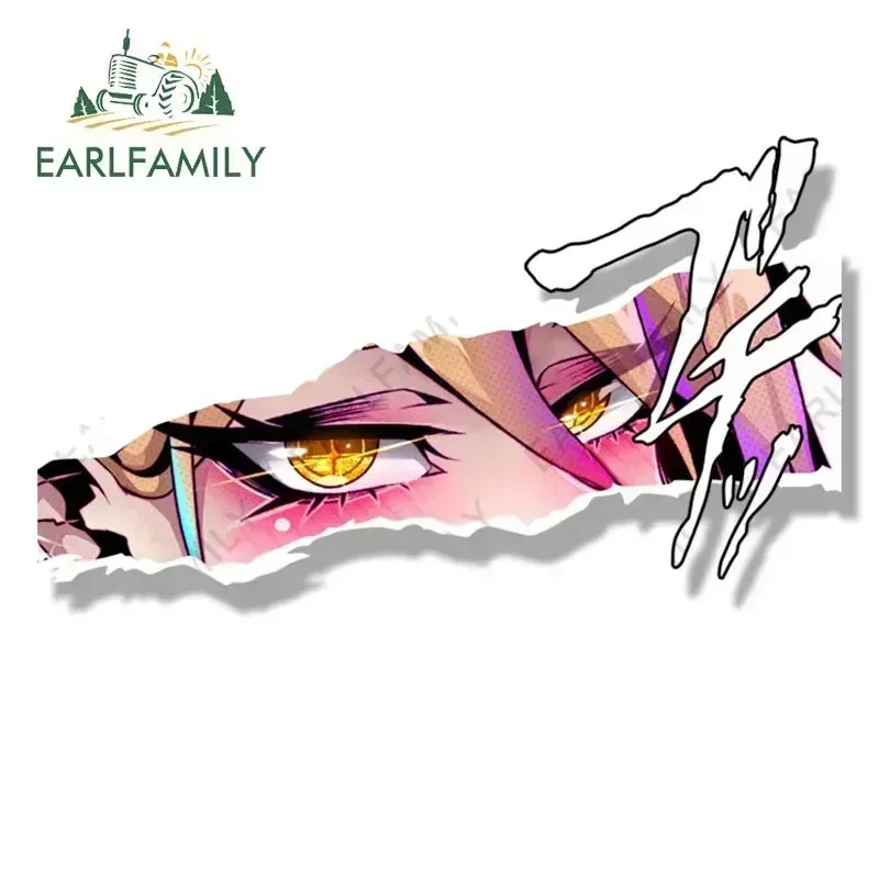 

EARLFAMILY Power Waifu Bikini автомобильная наклейка аниме фанарт татуировка NSFW холодильник Peek наклейка на багажник креативный устойчивый к царапинам декор
