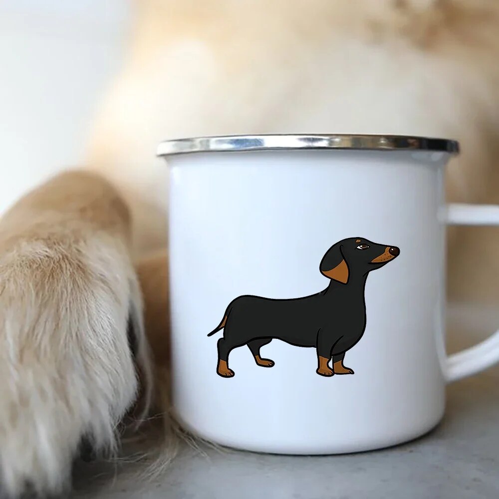

Эмалированная кружка I Love Dachshunds