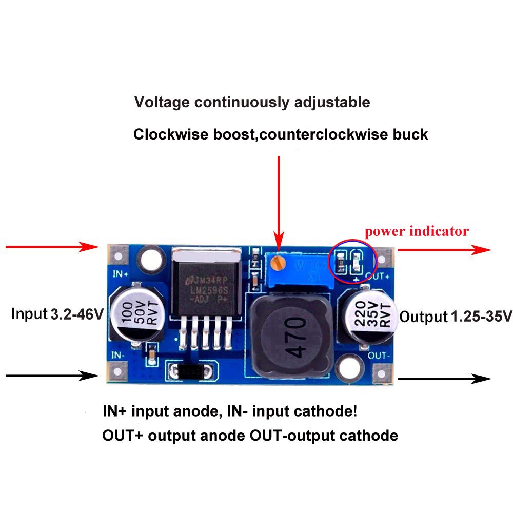 

Регулятор напряжения LM2596s Interest Maker
