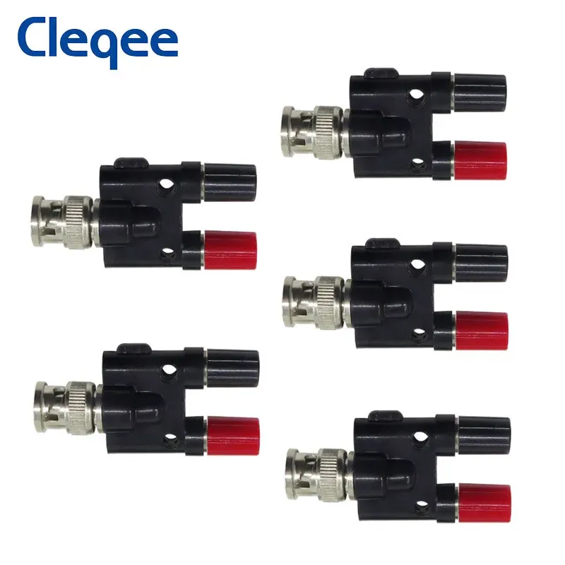 

Cleqee P7009 BNC «папа-мама» двойной разъем 4 мм Q9 RF адаптер коаксиальный