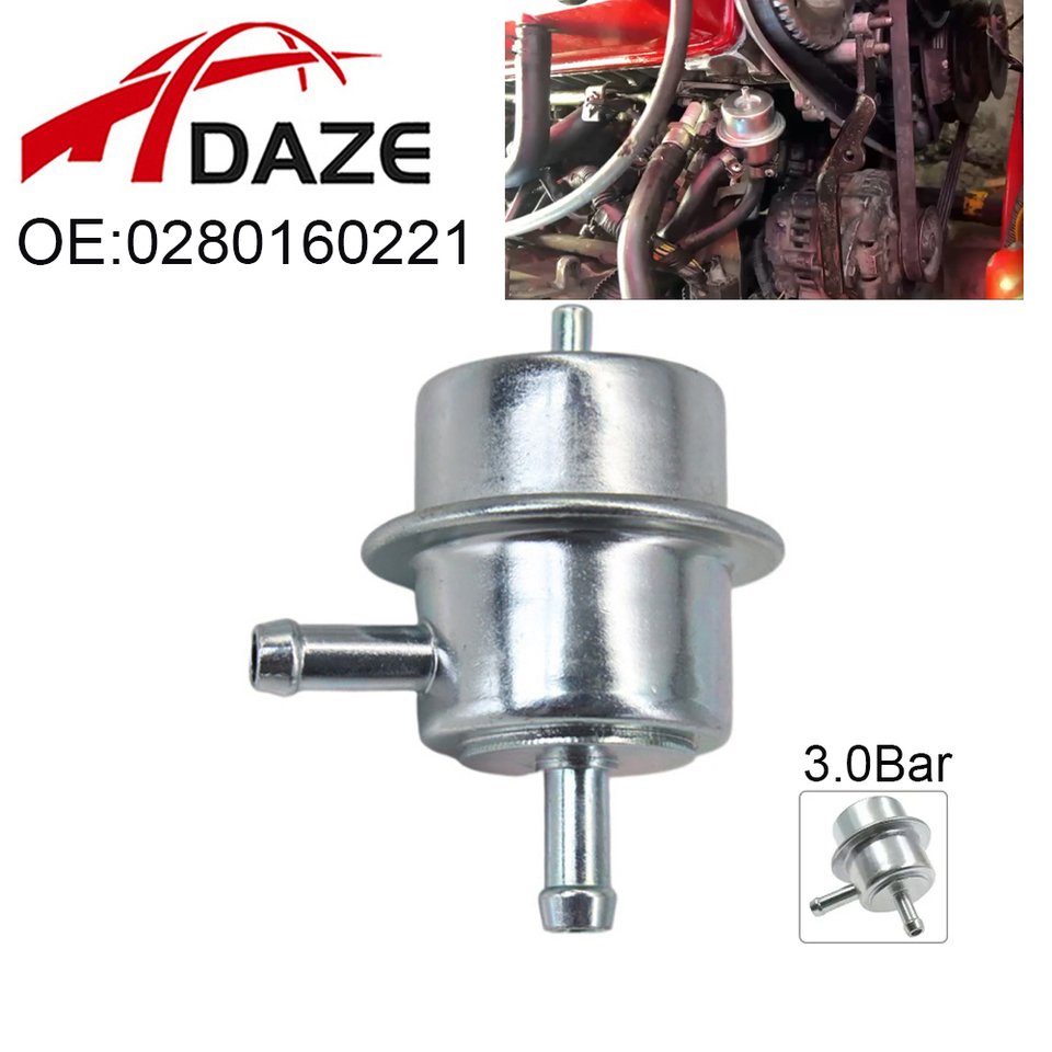 

DAZE 0280160221 Регулятор давления топлива для Opel Ascona C Kadett D E Renault Espace Trafic