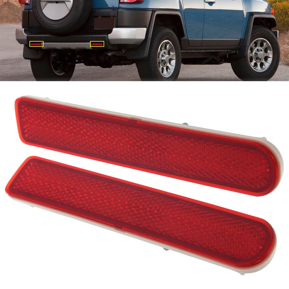 

1 пара, светоотражающие лампы для заднего бампера Toyota FJ Cruiser